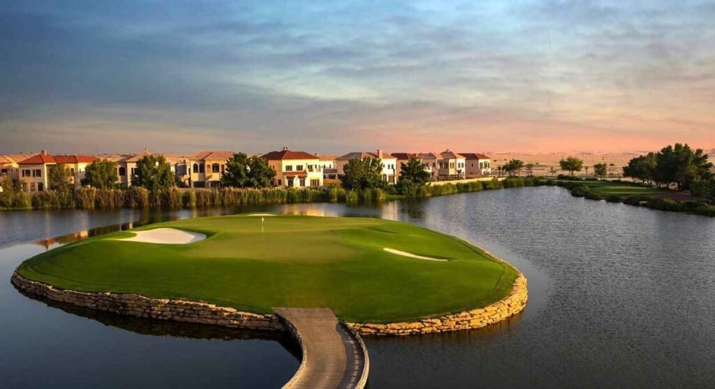Earth Course and Fire Course: The Heart of Jumeirah Golf Estates