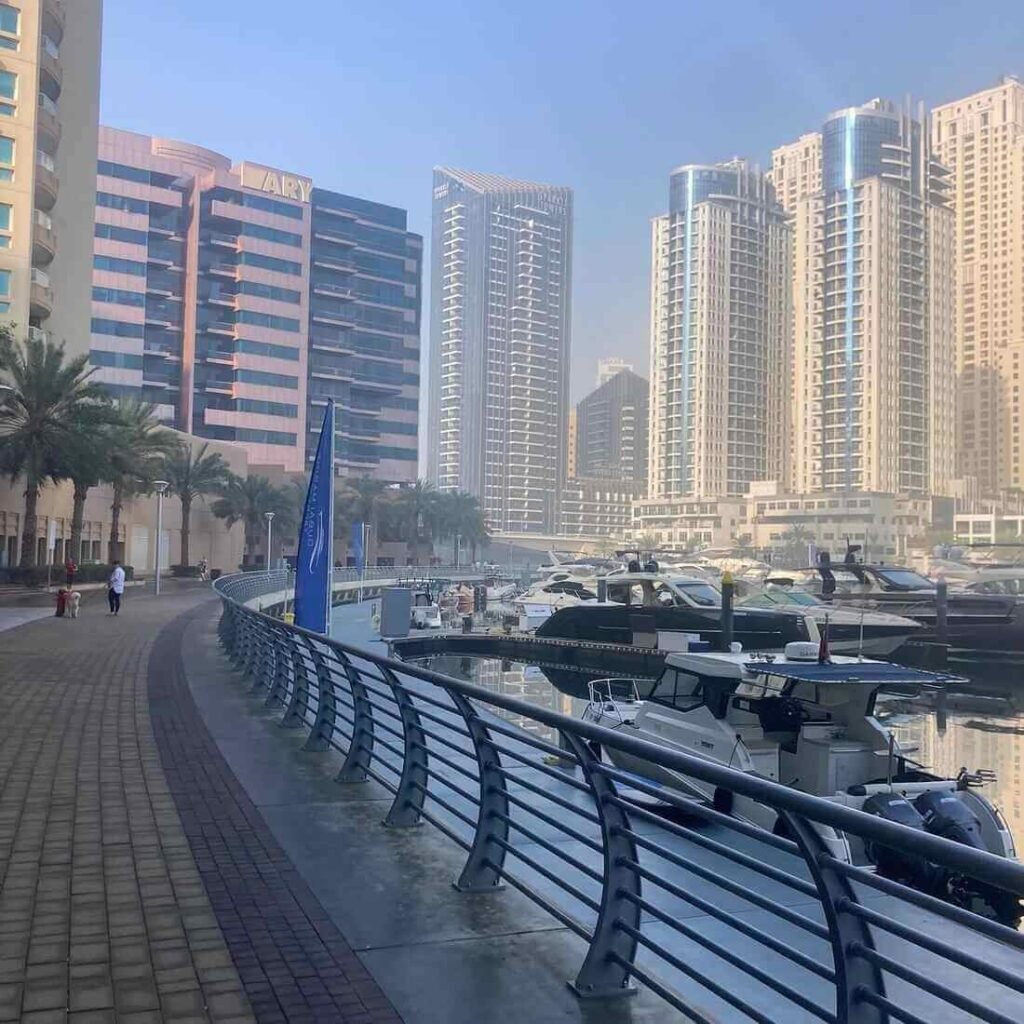 Getting to and Around Dubai Marina Walk